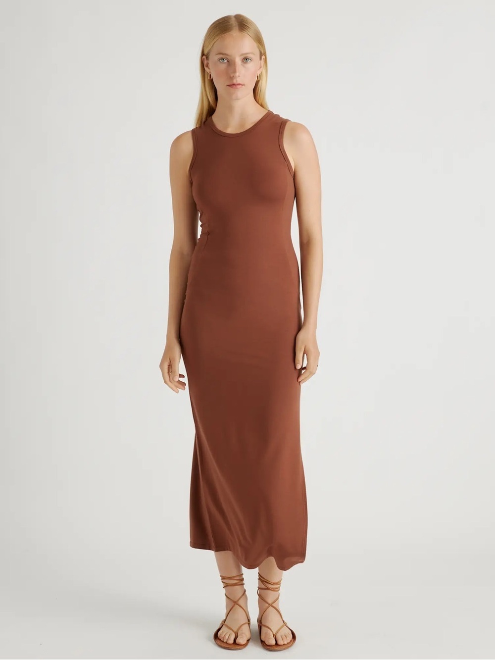 QUINCE Tencel Jersey Tank Maxi Dress